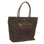PRADA Tote Bag Nylon Khaki  ac2731