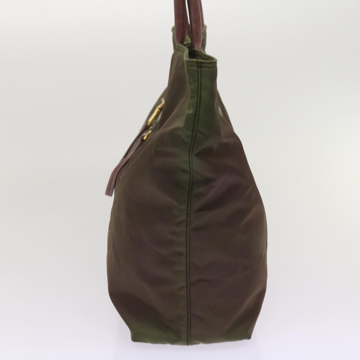PRADA Tote Bag Nylon Khaki  ac2731