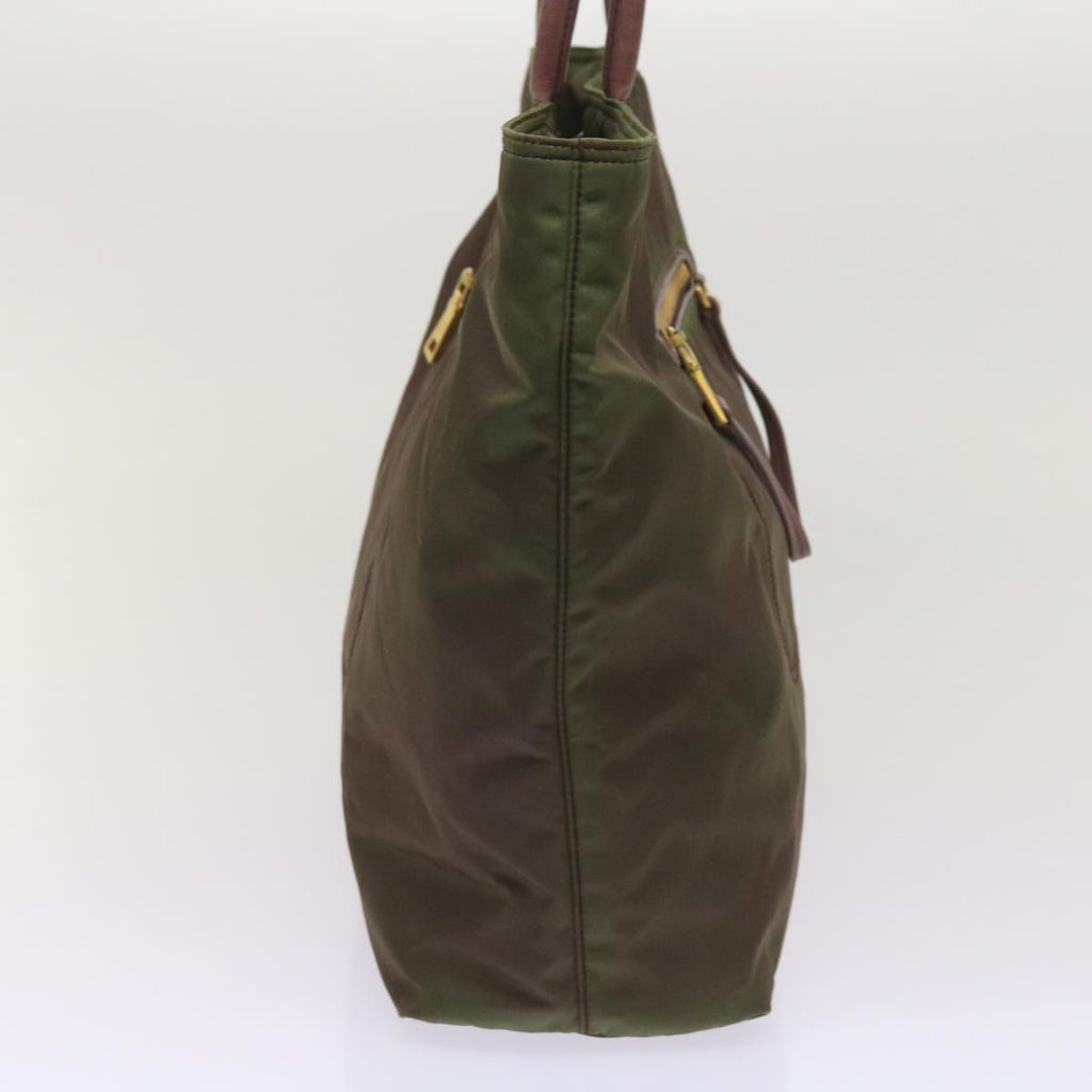 PRADA Tote Bag Nylon Khaki  ac2731