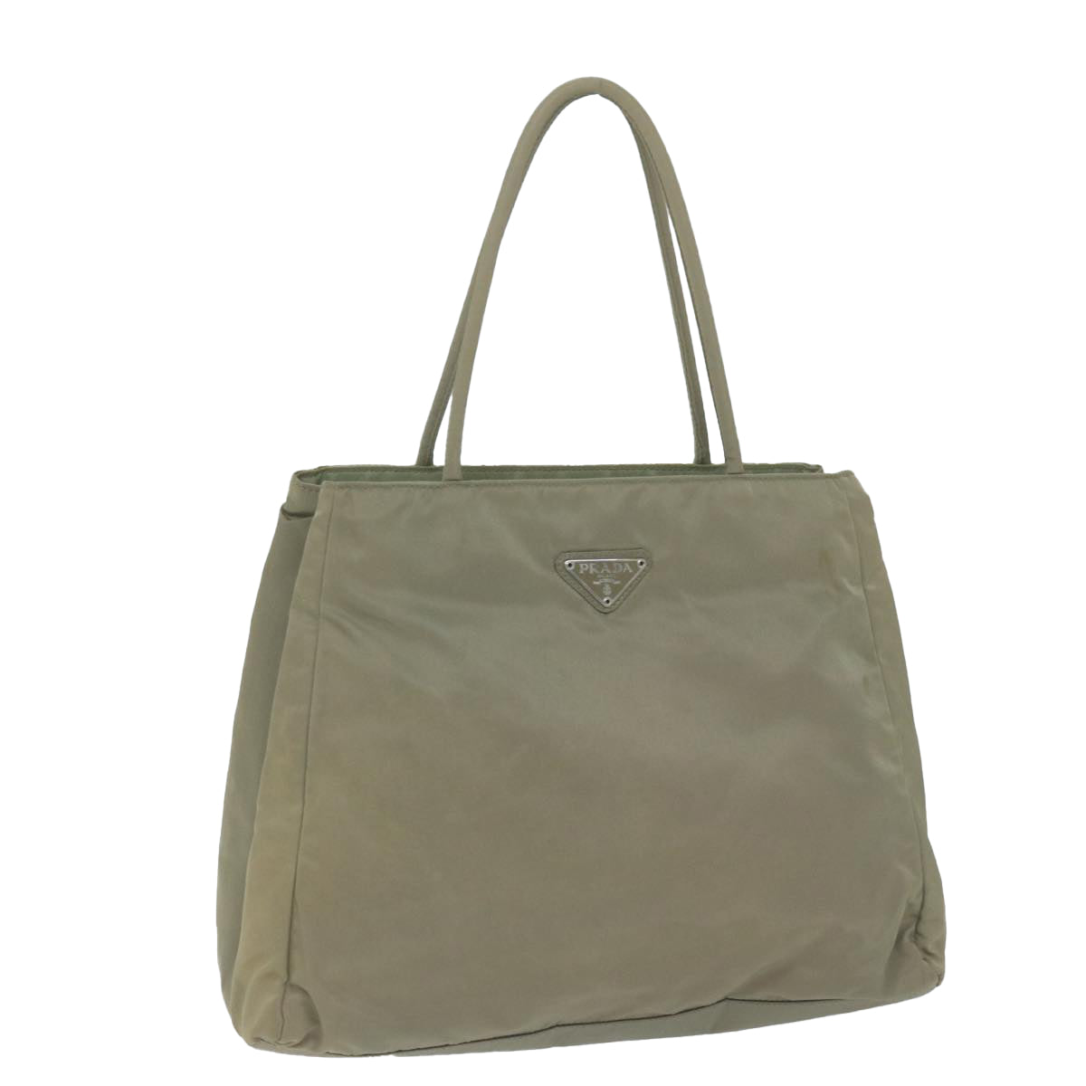PRADA Tote Bag Nylon Beige  ac2732