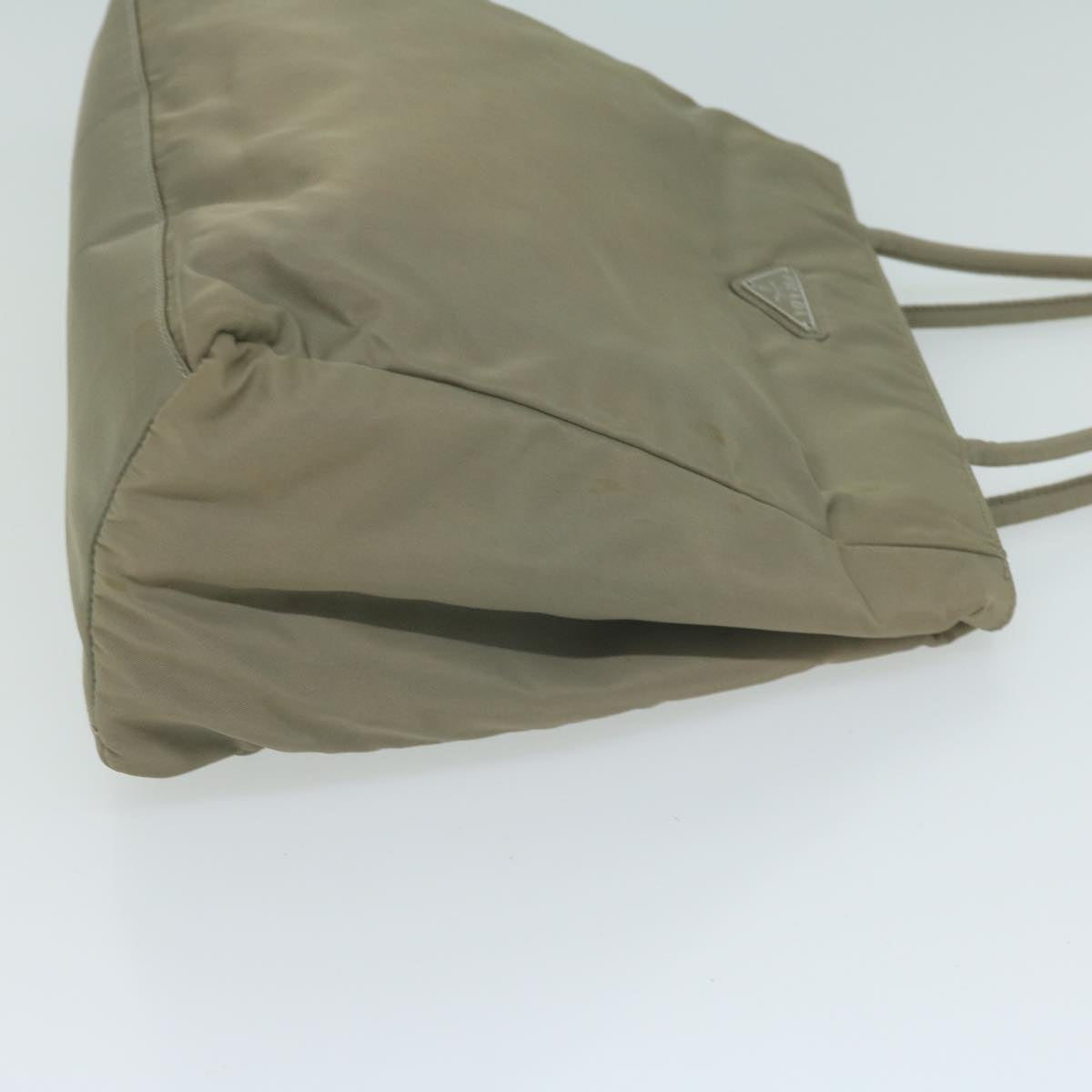 PRADA Tote Bag Nylon Beige  ac2732