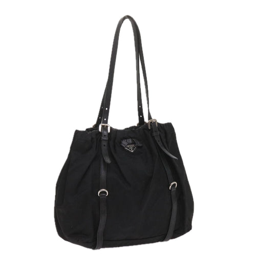 PRADA Shoulder Bag Nylon Black  ac2734