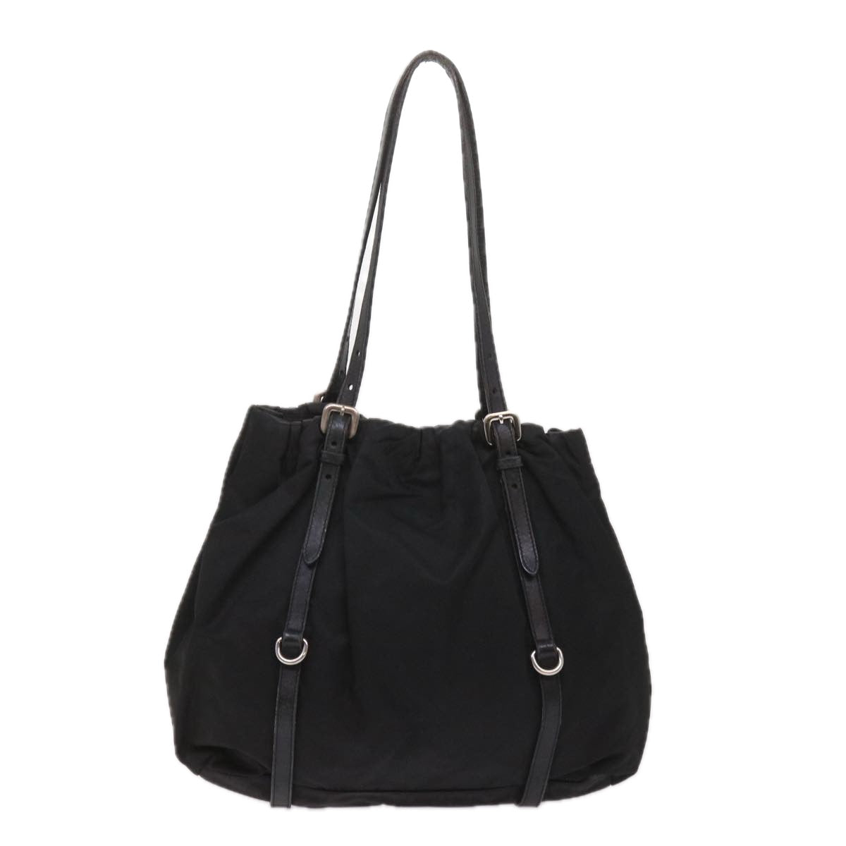PRADA Shoulder Bag Nylon Black  ac2734