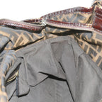 FENDI Zucca Canvas Shoulder Bag Brownac2737