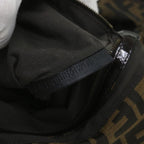 FENDI Zucca Canvas Shoulder Bag Brownac2737
