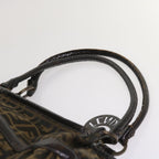 FENDI Zucca Canvas Shoulder Bag Brownac2737