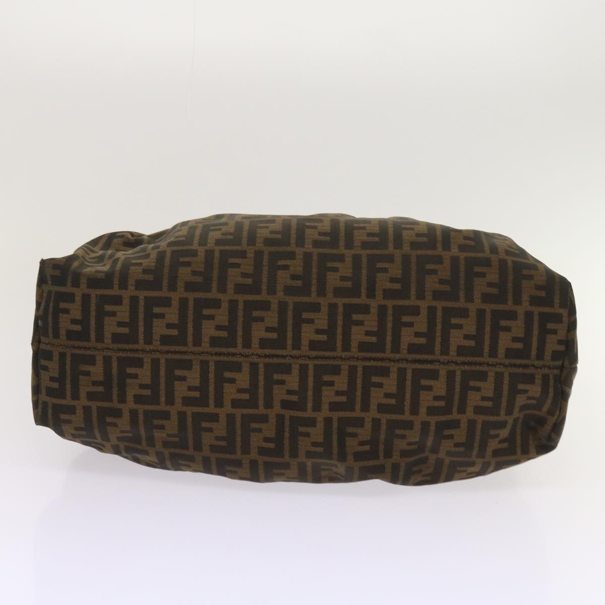 FENDI Zucca Canvas Shoulder Bag Brownac2737
