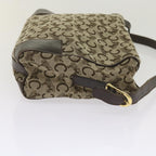 CELINE C Macadam Canvas Shoulder Bag Brown  ac2739