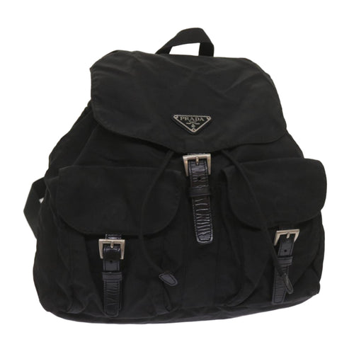 PRADA Backpack Nylon Black  ac2742