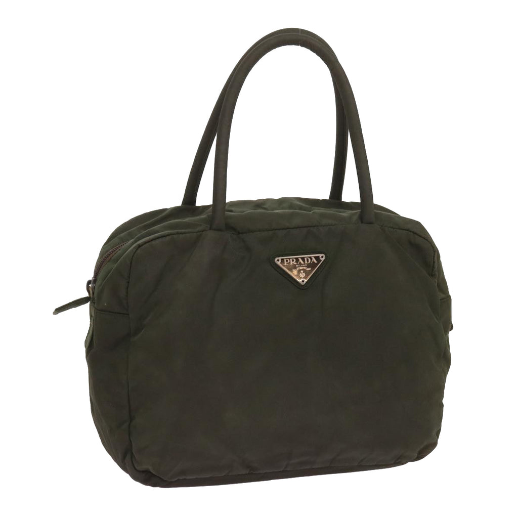 PRADA Hand Bag Nylon Green  ac2745