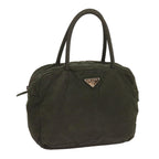 PRADA Hand Bag Nylon Green  ac2745