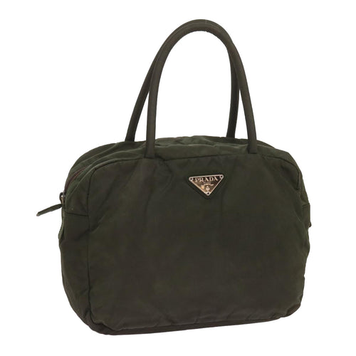 PRADA Hand Bag Nylon Green  ac2745