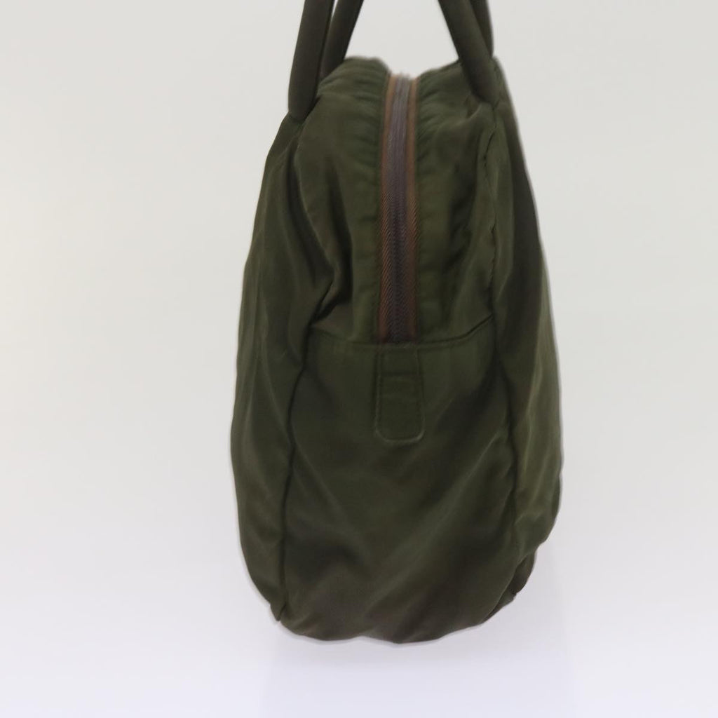 PRADA Hand Bag Nylon Green  ac2745