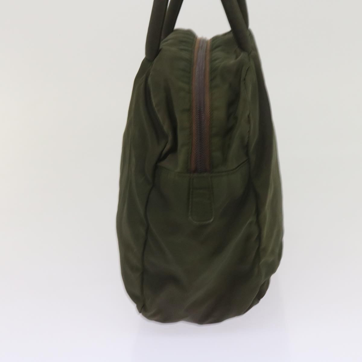 PRADA Hand Bag Nylon Green  ac2745