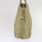 PRADA Hand Bag Nylon Beige  ac2748
