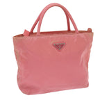 PRADA Hand Bag Nylon Pink  ac2749