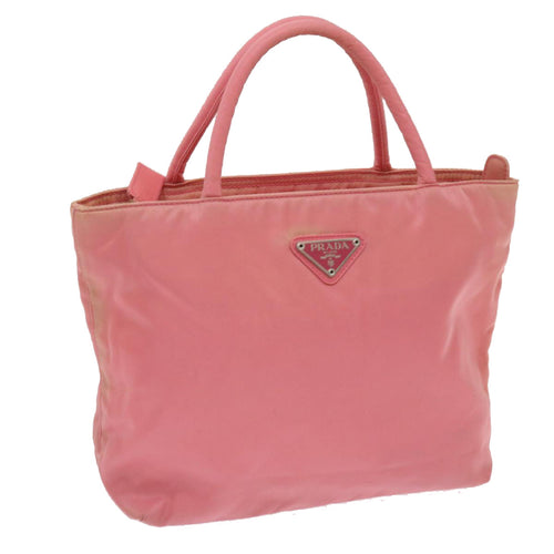 PRADA Hand Bag Nylon Pink  ac2749