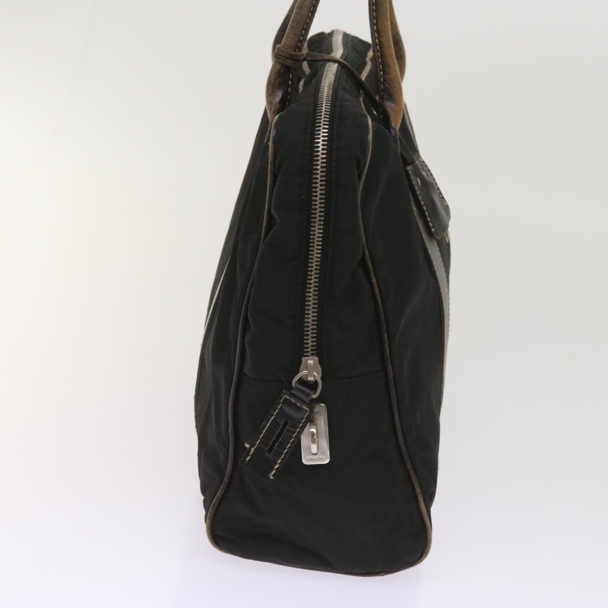 PRADA Hand Bag Nylon Black  ac2751