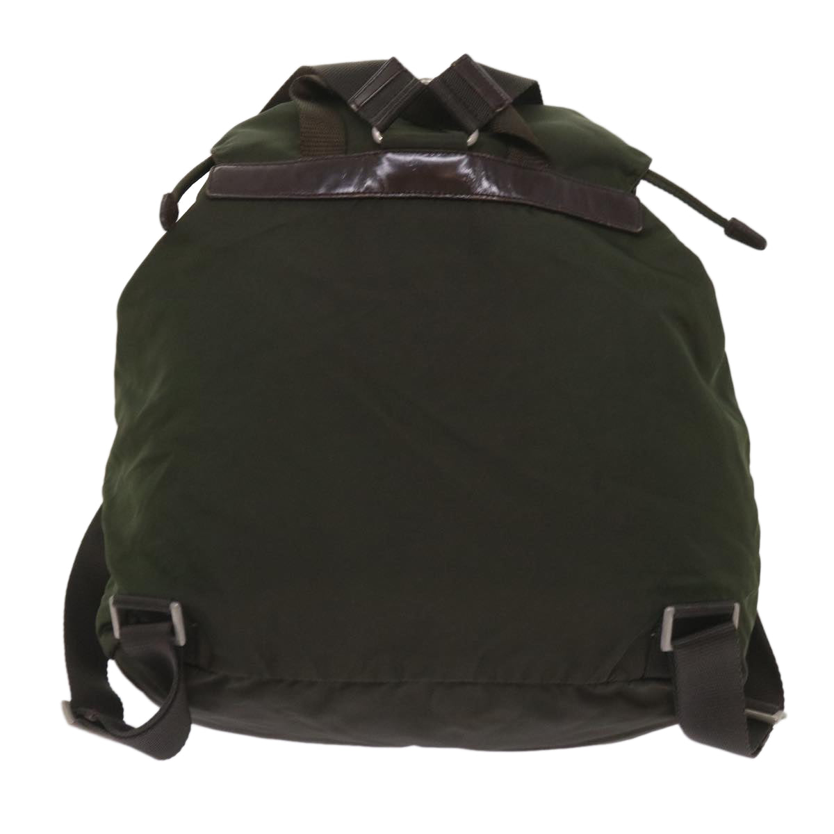 PRADA Backpack Nylon Green  ac2752