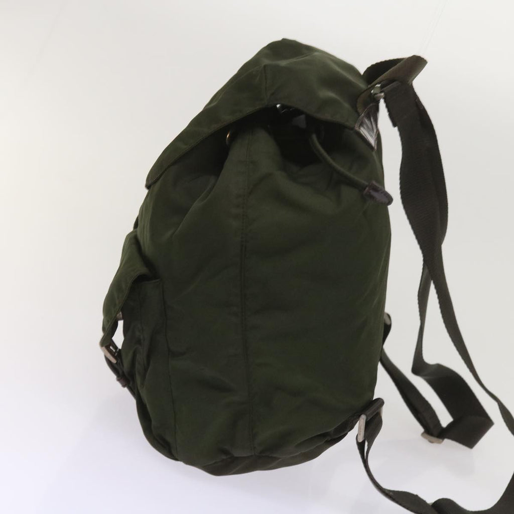 PRADA Backpack Nylon Green  ac2752