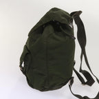 PRADA Backpack Nylon Green  ac2752