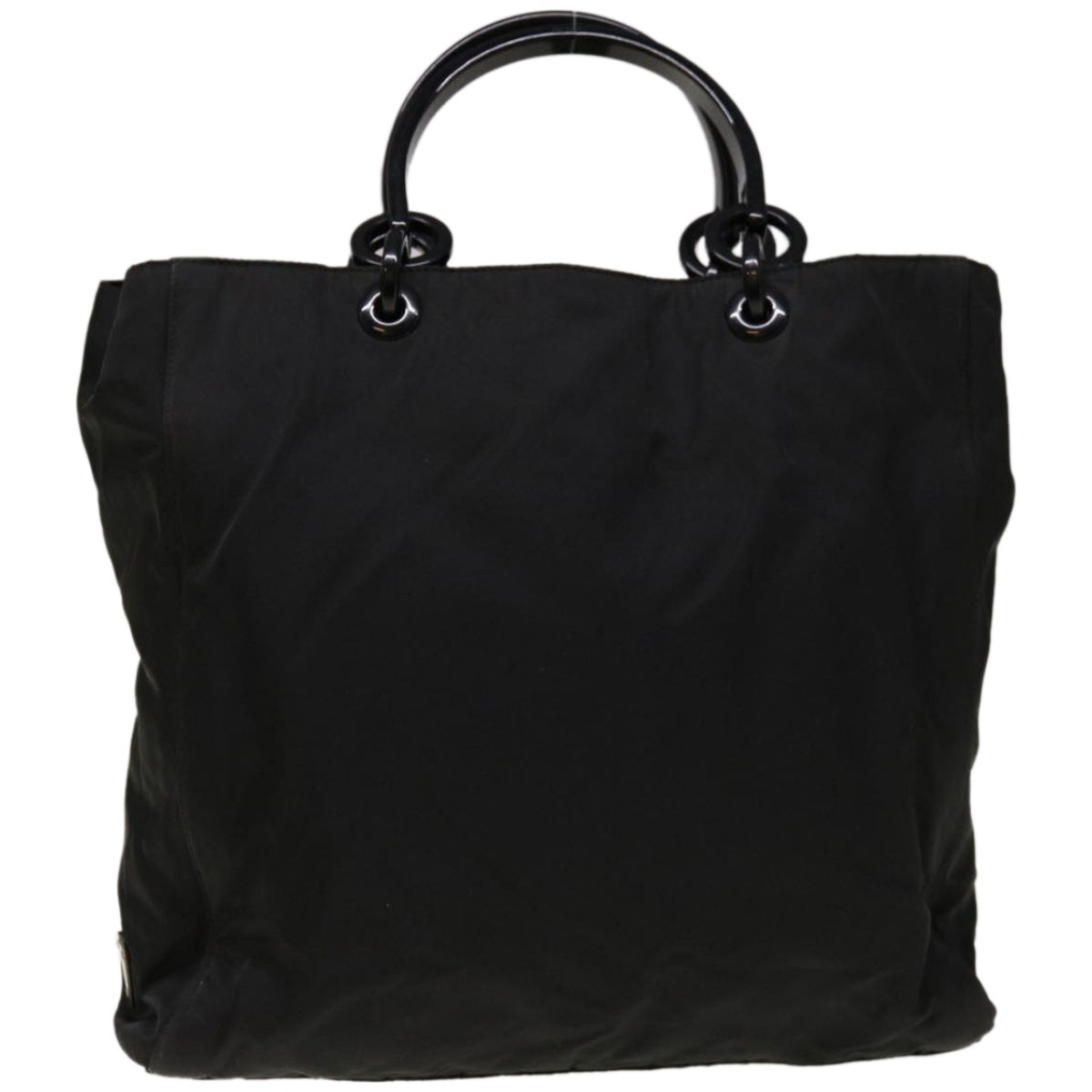 PRADA Hand Bag Nylon Black  ac2757