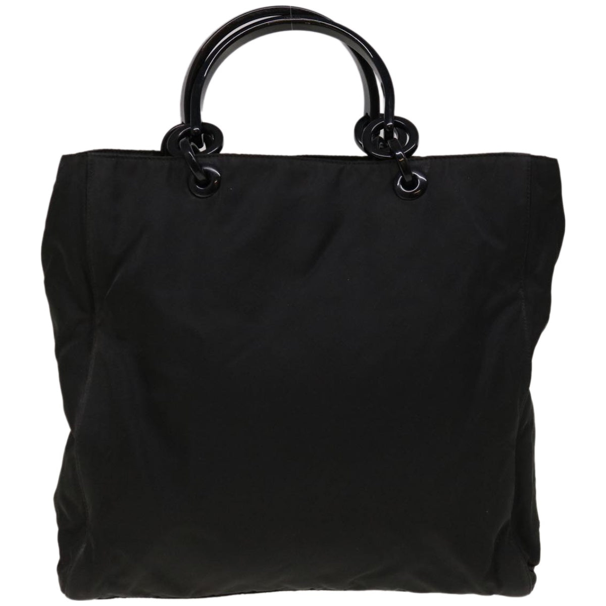 PRADA Hand Bag Nylon Black  ac2757