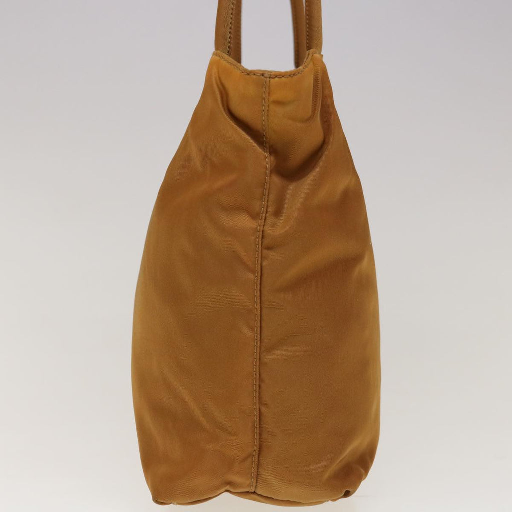 PRADA Hand Bag Nylon Bronze  ac2765