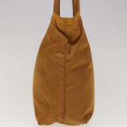 PRADA Hand Bag Nylon Bronze  ac2765