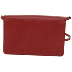 PRADA Shoulder Bag Safiano leather Red  ac2768