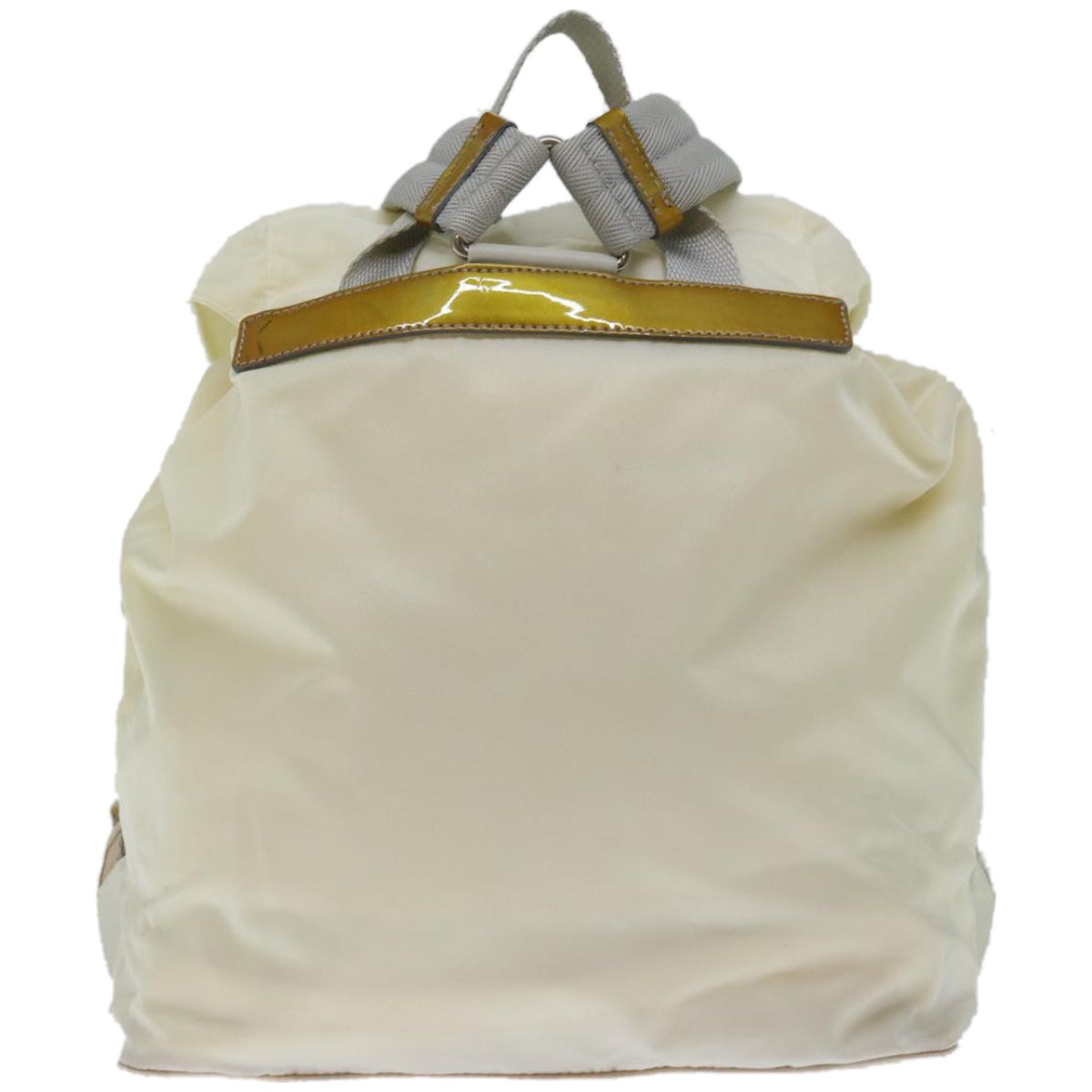PRADA Backpack Nylon Cream  ac2779