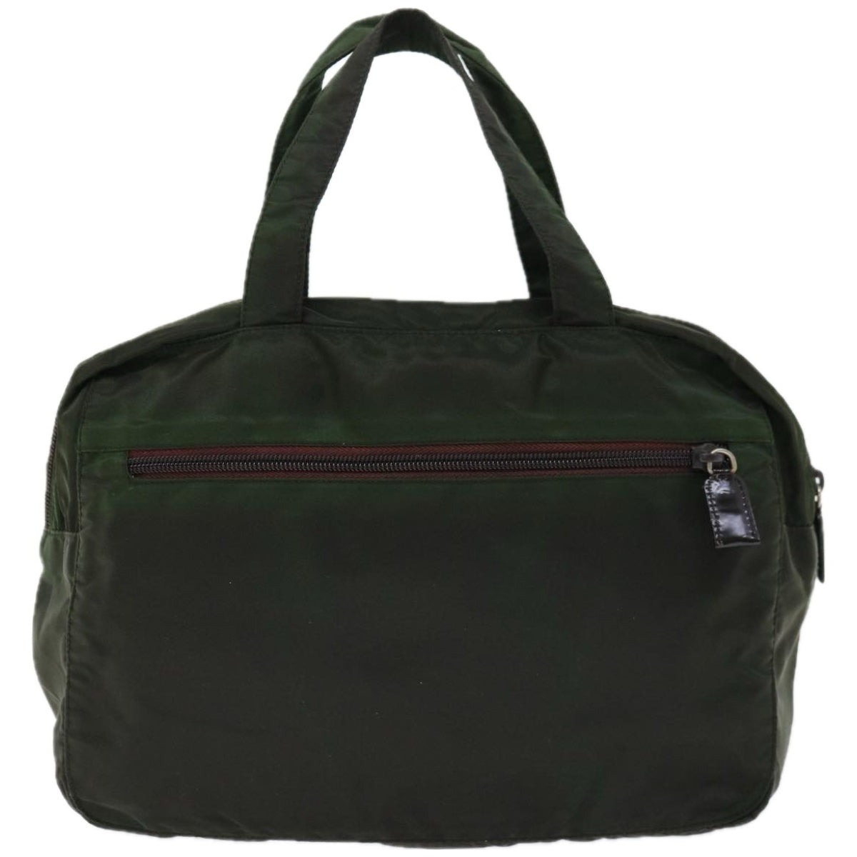 PRADA Hand Bag Nylon Green ac2782