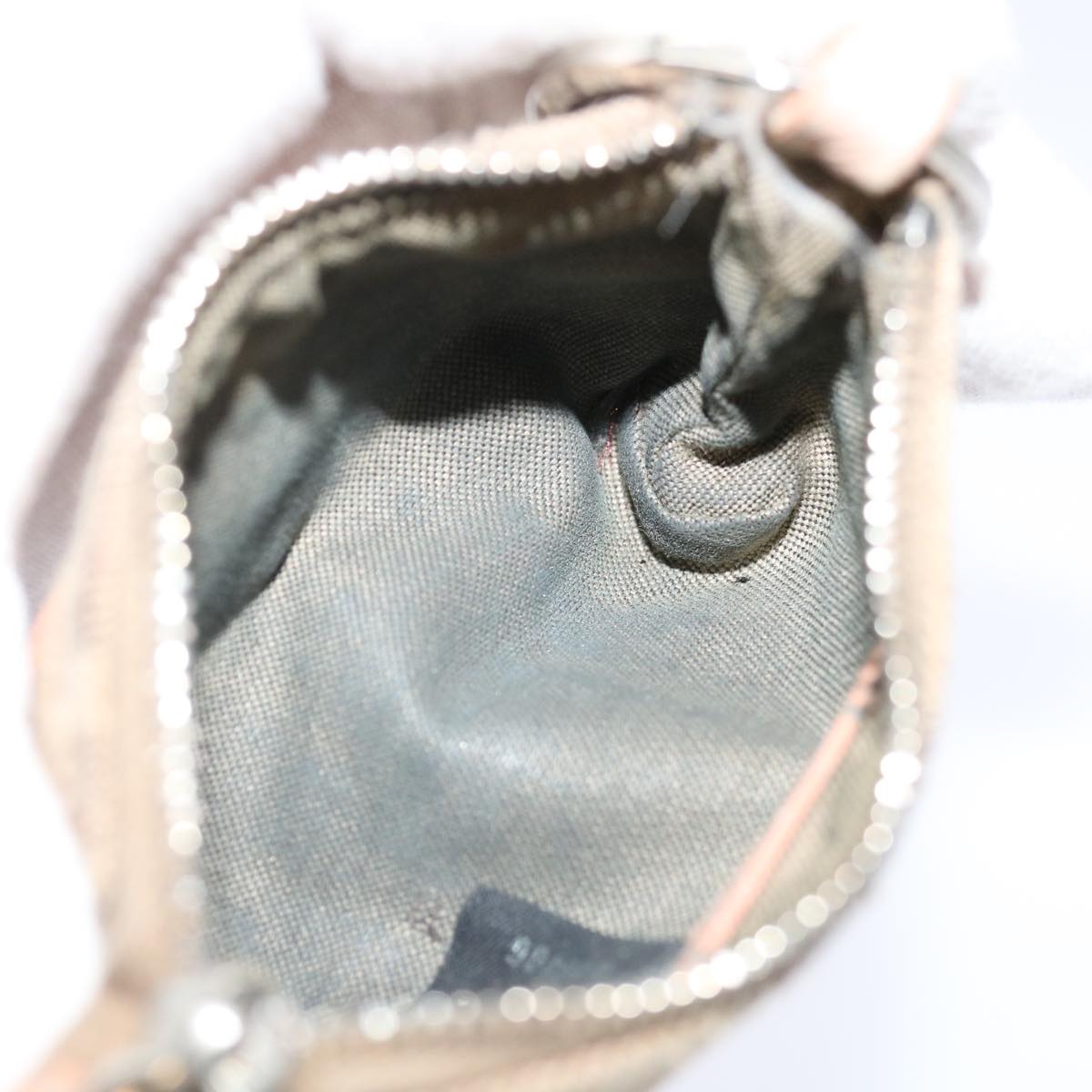 FENDI Zucca Canvas Pouch 2Set Black Beige Brownac2939