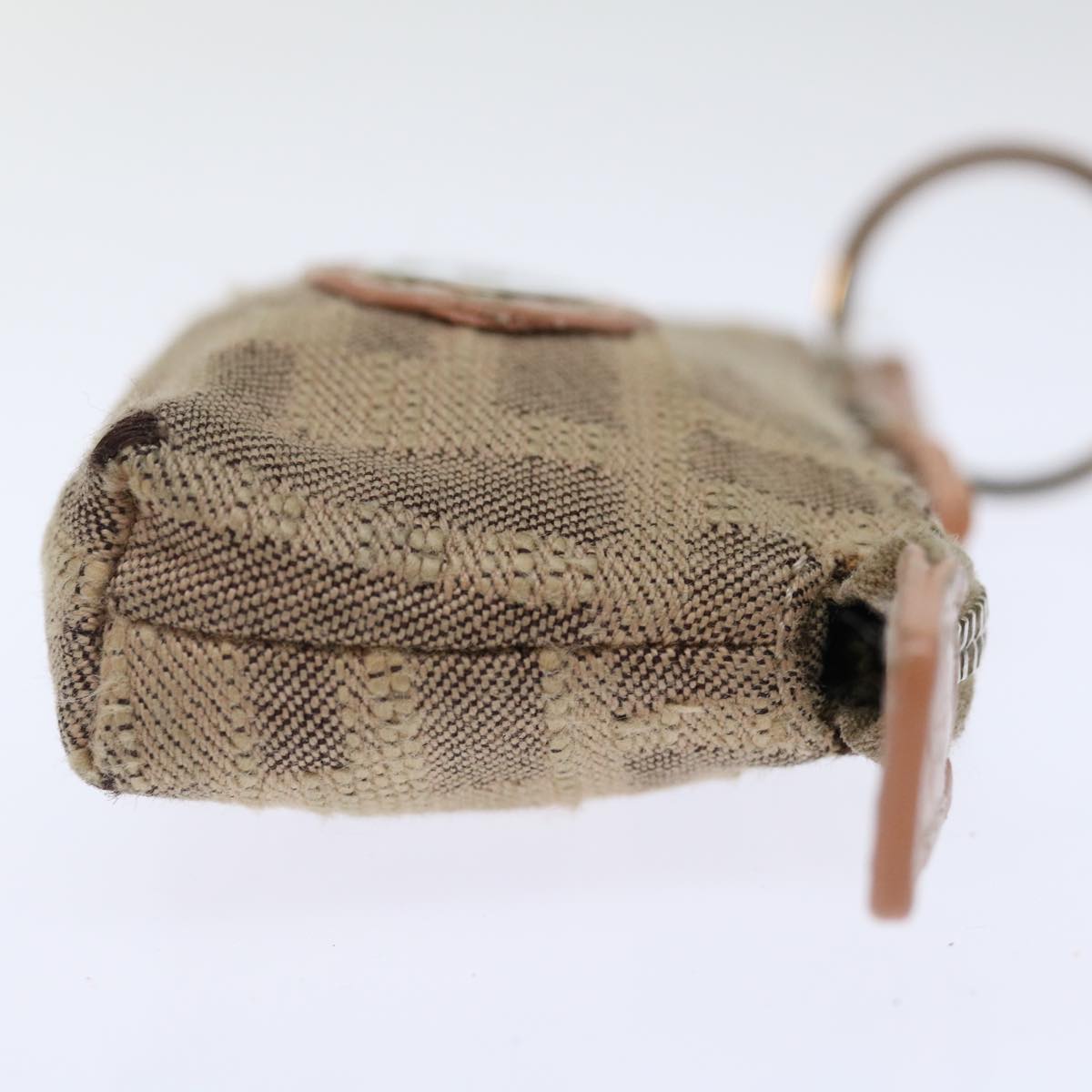 FENDI Zucca Canvas Pouch 2Set Black Beige Brownac2939