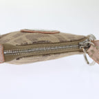 FENDI Zucca Canvas Pouch 2Set Black Beige Brownac2939