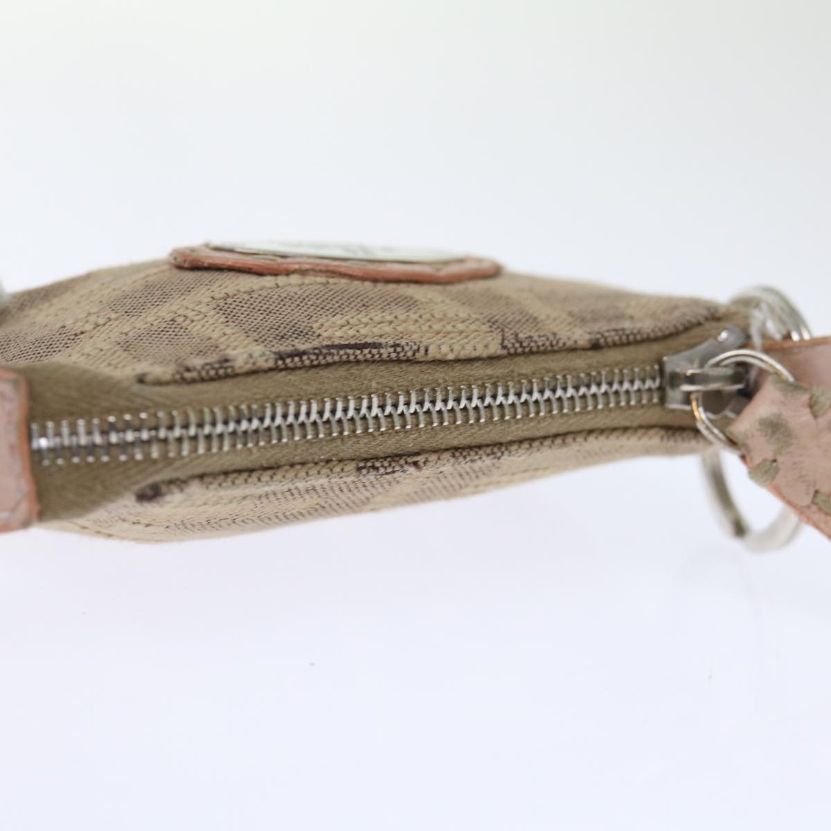 FENDI Zucca Canvas Pouch 2Set Black Beige Brownac2939