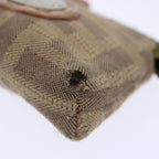 FENDI Zucca Canvas Pouch 2Set Black Beige Brownac2939