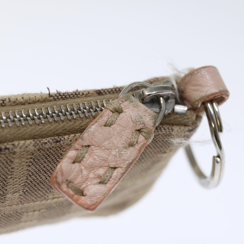 FENDI Zucca Canvas Pouch 2Set Black Beige Brownac2939