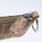 FENDI Zucca Canvas Pouch 2Set Black Beige Brownac2939