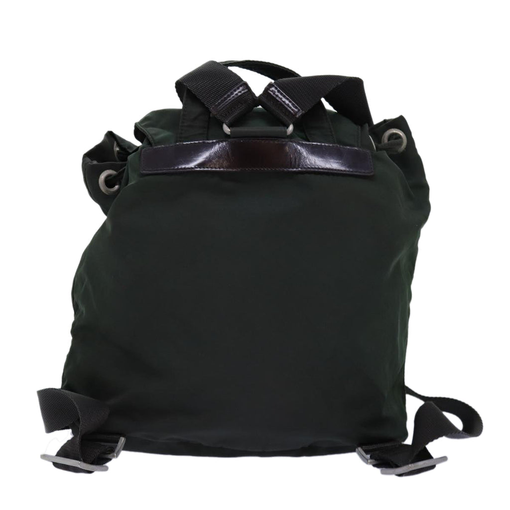 PRADA Backpack Nylon Khaki ac2971