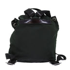 PRADA Backpack Nylon Khaki ac2971
