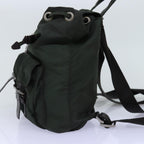 PRADA Backpack Nylon Khaki ac2971