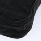 FENDI Zucca Canvas Shoulder Bag Nylon Blackac2989
