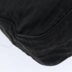 FENDI Zucca Canvas Shoulder Bag Nylon Blackac2989