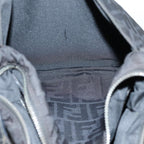 FENDI Zucca Canvas Shoulder Bag Nylon Blackac2989