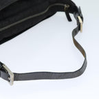FENDI Zucca Canvas Shoulder Bag Nylon Blackac2989