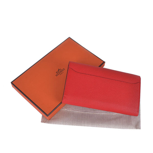 Hermes Wallet H6023 Wallet Cow Leather
