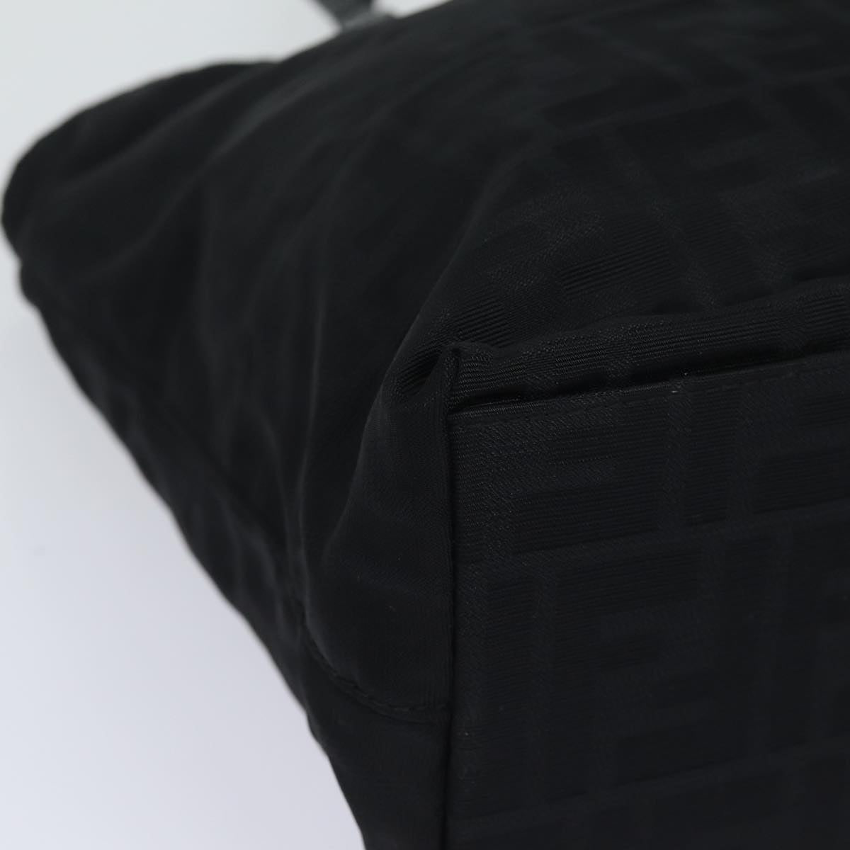 FENDI Zucca Canvas Hand Bag Blackac3041