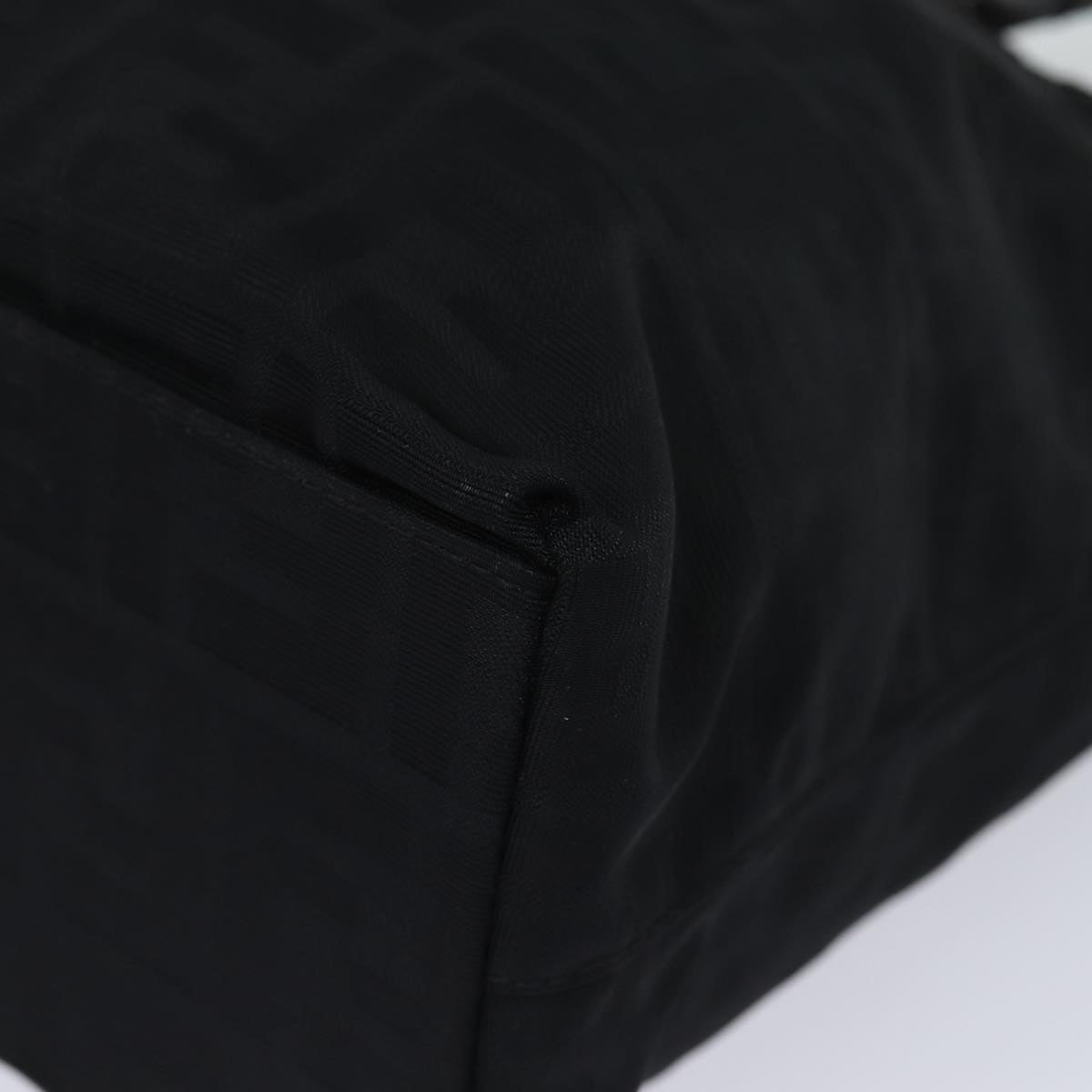 FENDI Zucca Canvas Hand Bag Blackac3041