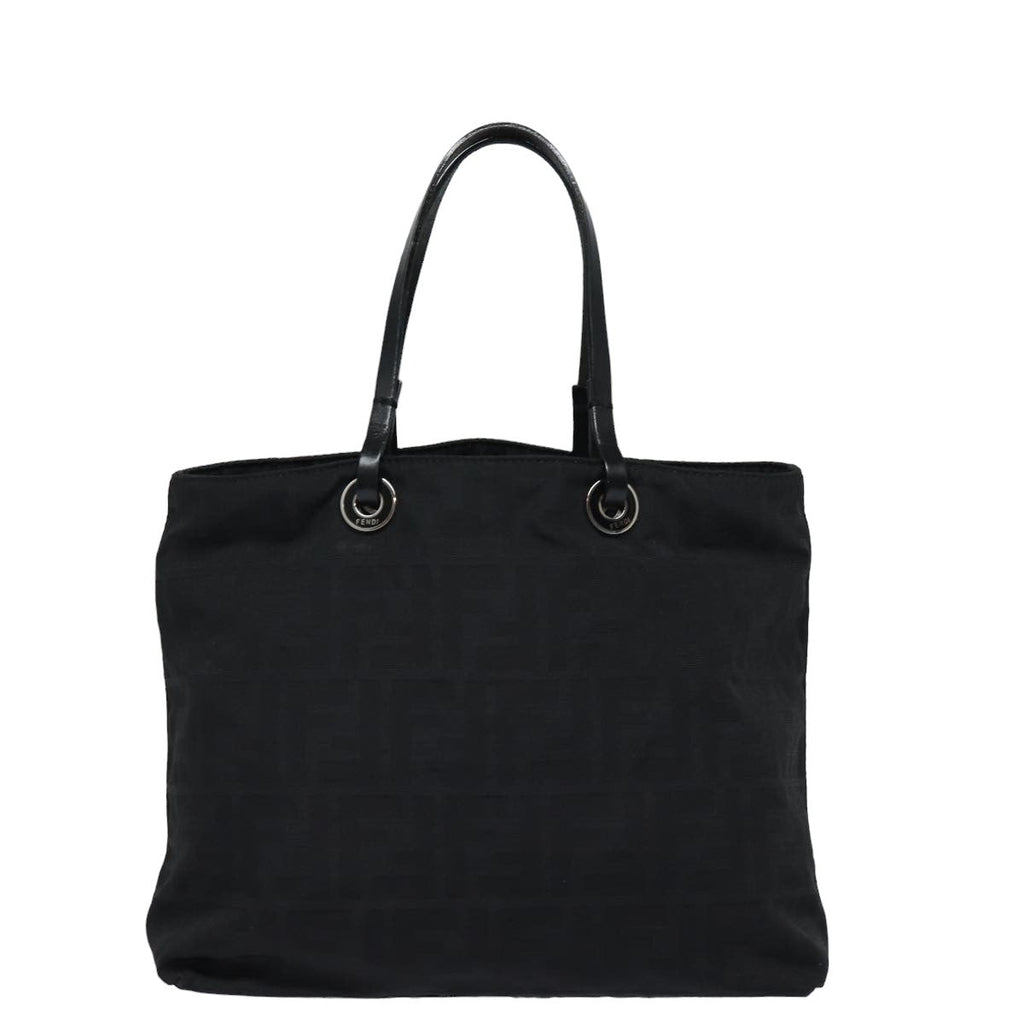 FENDI Zucca Canvas Hand Bag Blackac3041